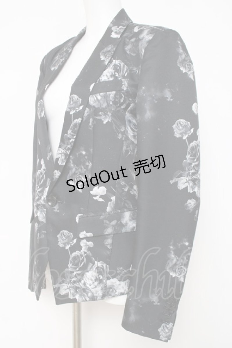 画像2: CIVARIZE / Demystify フラワー総柄テーラード 44 ブラック Y-26-03-16-142-GO-JA-SZ-ZY (2)