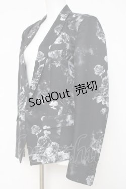 画像2: CIVARIZE / Demystify フラワー総柄テーラード 44 ブラック Y-26-03-16-142-GO-JA-SZ-ZY