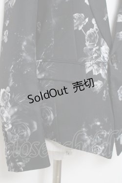 画像4: CIVARIZE / Demystify フラワー総柄テーラード 44 ブラック Y-26-03-16-142-GO-JA-SZ-ZY