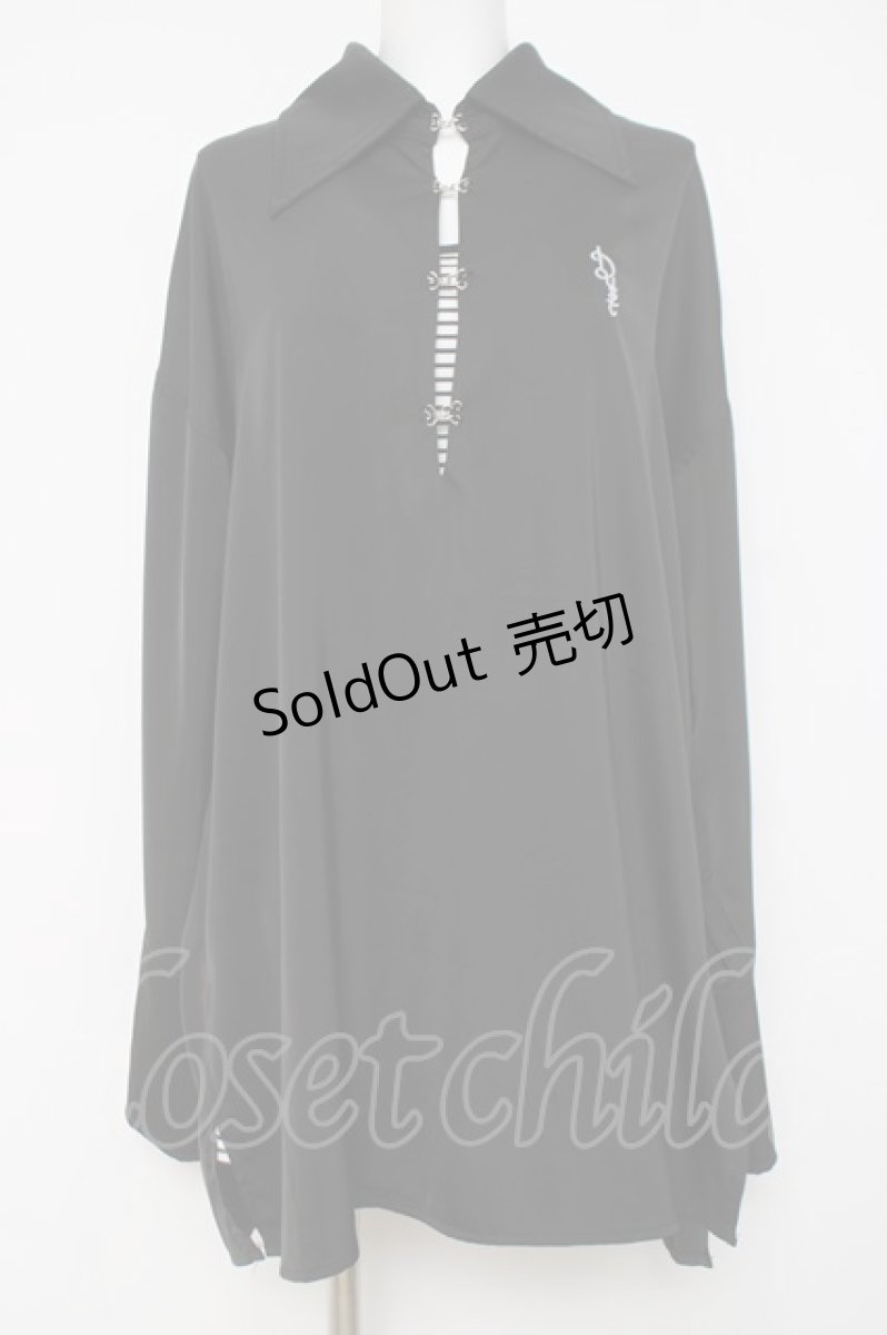 画像1: Dust Devil / プルオーバーシャツ+タンクトップ2Pセット F ブラック Y-26-03-16-143-PU-BL-SZ-ZY (1)