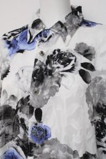 画像5: CIVARIZE / シースルーシフォンジャガードビッグローズシャツ F ホワイト Y-26-03-16-144-GO-BL-SZ-ZY (5)