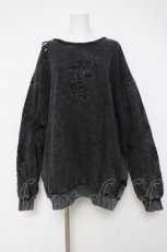 画像1: REFLEM / ドラゴン刺繍プルオーバー F ブラック Y-26-03-16-147-PU-TO-SZ-ZT0408Y (1)
