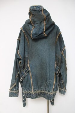 画像3: REFLEM / 顔料加工ハイネックデニムパーカー F ブルー Y-26-03-16-153-PU-JA-SZ-ZY