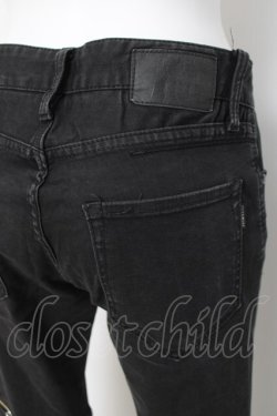 画像4: CIVARIZE / PUレザー切り替えバイカーZIPストレッチスキニーパンツ 42 ブラック Y-26-03-16-154-GO-PA-SZ-ZY