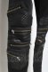 画像5: CIVARIZE / PUレザー切り替えバイカーZIPストレッチスキニーパンツ 42 ブラック Y-26-03-16-154-GO-PA-SZ-ZY (5)