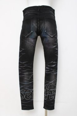 画像3: CIVARIZE / 吹き付け立体加工スキニーデニムパンツ 42 ブラック Y-26-03-16-155-GO-PA-SZ-ZY