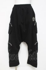 画像1: KRY CLOTHING / KUSA サルエルパンツ F ブラック Y-26-03-16-156-EL-PA-SZ-ZY (1)