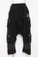 画像1: KRY CLOTHING / KUSA サルエルパンツ F ブラック Y-26-03-16-156-EL-PA-SZ-ZY (1)