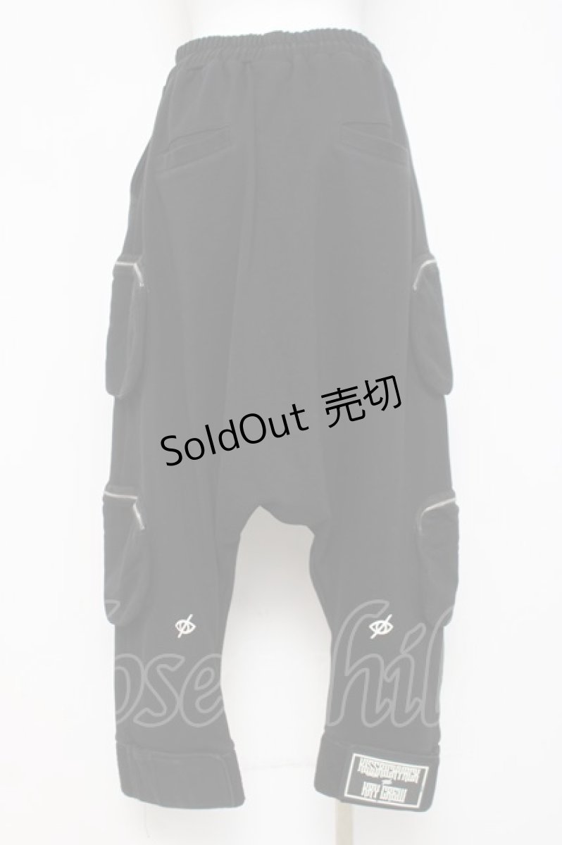 画像3: KRY CLOTHING / KUSA サルエルパンツ F ブラック Y-26-03-16-156-EL-PA-SZ-ZY (3)