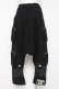 画像3: KRY CLOTHING / KUSA サルエルパンツ F ブラック Y-26-03-16-156-EL-PA-SZ-ZY (3)