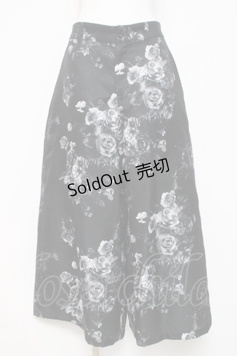 画像1: CIVARIZE / Rose Pattern Wide Pants 46 ブラック Y-26-03-16-158-GO-PA-SZ-ZY (1)