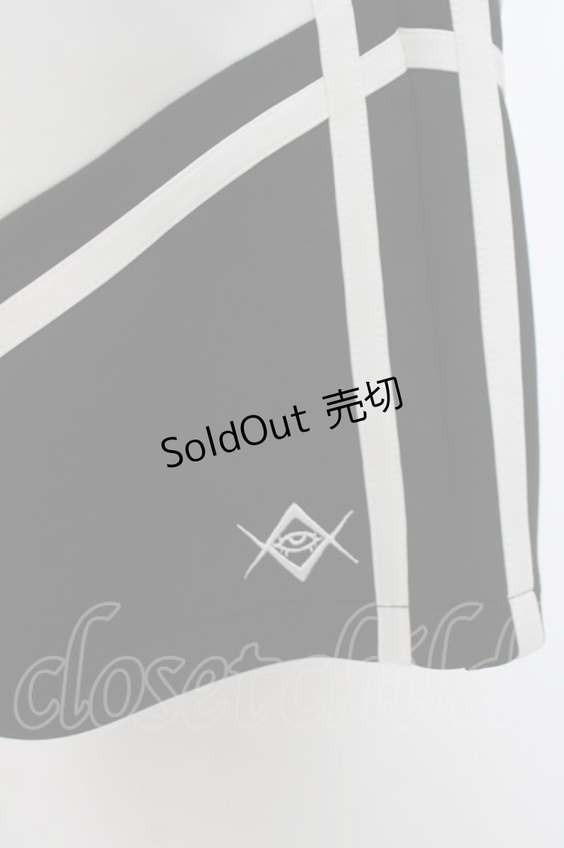 画像4: REFLEM / BIGジャージハーフパンツ F ブラック/ホワイト Y-26-03-16-159-PU-PA-SZ-ZY (4)