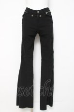 画像1: Ozz On / ストレッチフレアパンツ  黒 Y-26-03-16-160-OO-PA-SZ-ZY (1)