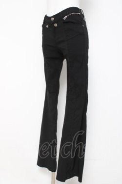 画像2: Ozz On / ストレッチフレアパンツ  黒 Y-26-03-16-160-OO-PA-SZ-ZY