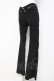 画像2: Ozz On / ストレッチフレアパンツ  黒 Y-26-03-16-160-OO-PA-SZ-ZY (2)