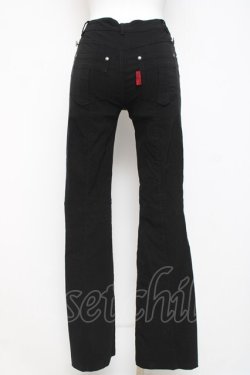 画像3: Ozz On / ストレッチフレアパンツ  黒 Y-26-03-16-160-OO-PA-SZ-ZY