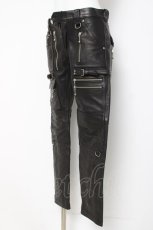 画像2: blackmeans / レザーパンツ 1 ブラック Y-26-03-16-161-PU-PA-SZ-ZY (2)