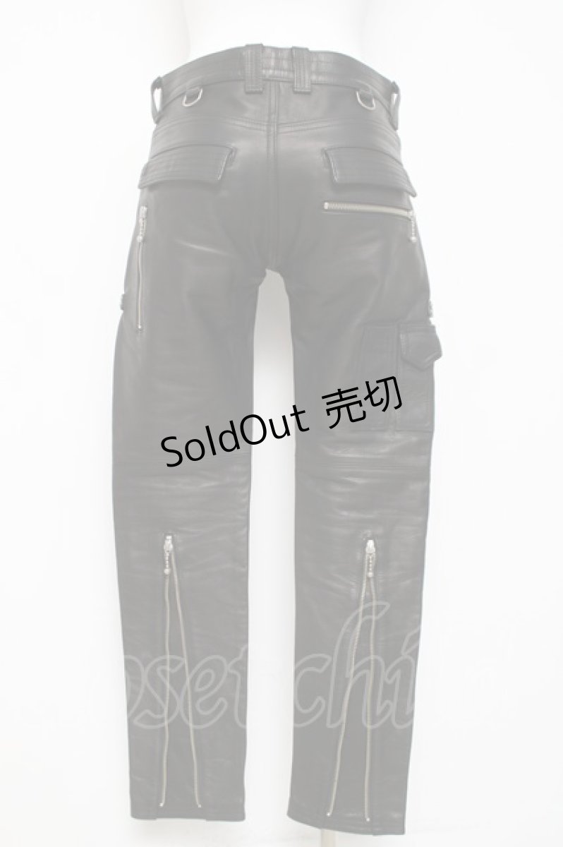 画像3: blackmeans / レザーパンツ 1 ブラック Y-26-03-16-161-PU-PA-SZ-ZY (3)