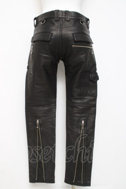 画像3: blackmeans / レザーパンツ 1 ブラック Y-26-03-16-161-PU-PA-SZ-ZY
