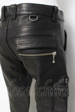 画像4: blackmeans / レザーパンツ 1 ブラック Y-26-03-16-161-PU-PA-SZ-ZY (4)