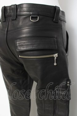 画像4: blackmeans / レザーパンツ 1 ブラック Y-26-03-16-161-PU-PA-SZ-ZY