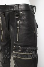 画像5: blackmeans / レザーパンツ 1 ブラック Y-26-03-16-161-PU-PA-SZ-ZY (5)