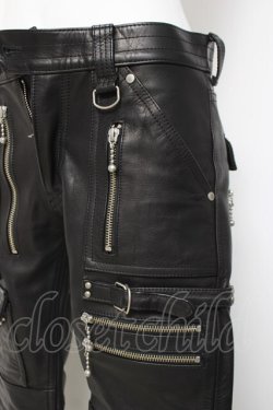 画像5: blackmeans / レザーパンツ 1 ブラック Y-26-03-16-161-PU-PA-SZ-ZY