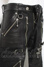 画像6: blackmeans / レザーパンツ 1 ブラック Y-26-03-16-161-PU-PA-SZ-ZY (6)