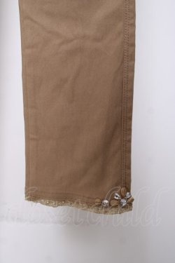 画像3: axes femme / 裾ビジューパギンス M ベージュ Y-26-03-16-163-AX-PA-SZ-ZY