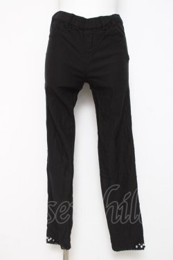 画像1: axes femme / 裾ビジューパギンス M 黒 Y-26-03-16-164-AX-PA-SZ-ZY