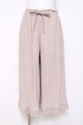 axes femme / 選べる着丈楊柳ワイドパンツ S グレージュ Y-26-03-16-169-AX-PA-SZ-ZY