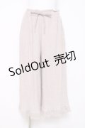 axes femme / 選べる着丈楊柳ワイドパンツ S グレージュ Y-26-03-16-169-AX-PA-SZ-ZY