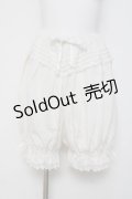axes femme kawaii / コットンドロワーズ M 白 Y-26-03-16-170-AX-PA-SZ-ZY