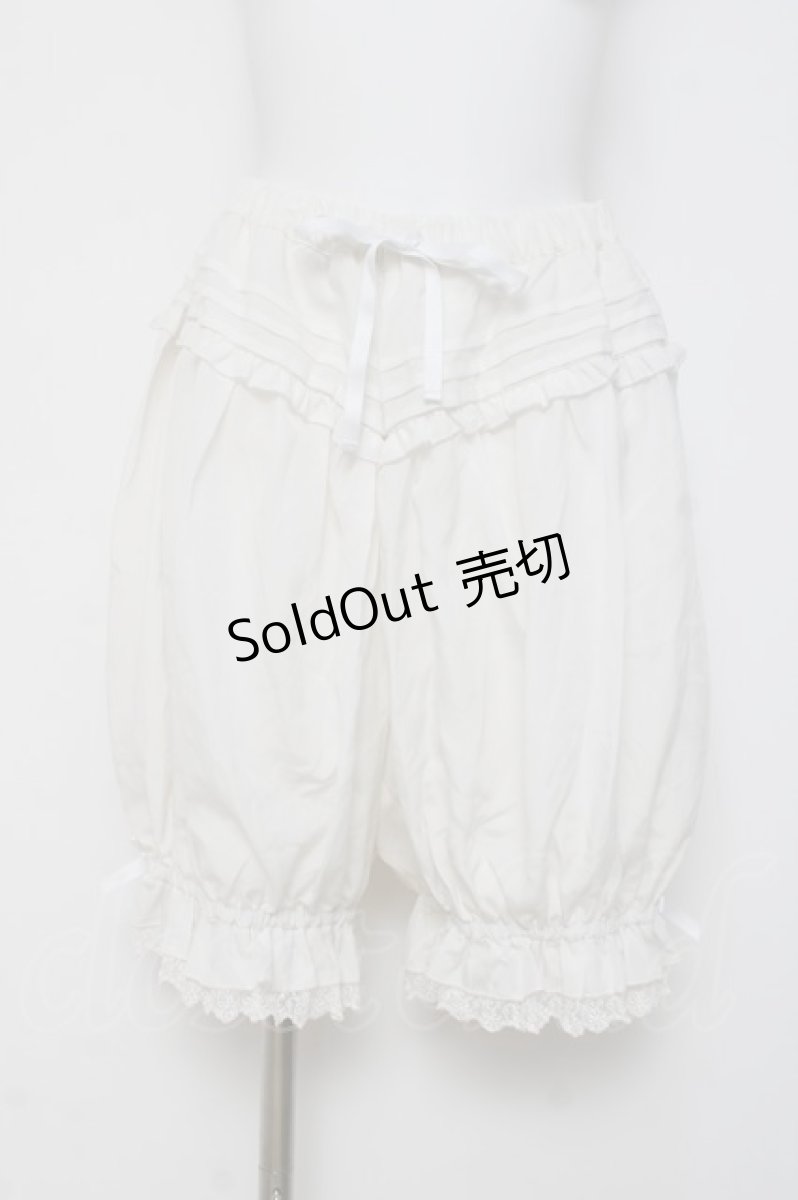 画像1: axes femme kawaii / コットンドロワーズ M 白 Y-26-03-16-170-AX-PA-SZ-ZY (1)