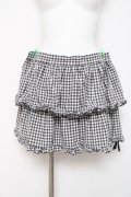 MARBLE / ギンガムチェックスカート  黒 Y-26-03-16-173-GO-SK-SZ-ZY