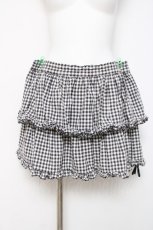 画像1: MARBLE / ギンガムチェックスカート  黒 Y-26-03-16-173-GO-SK-SZ-ZY (1)