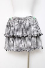 画像2: MARBLE / ギンガムチェックスカート  黒 Y-26-03-16-173-GO-SK-SZ-ZY (2)