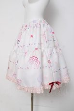 画像2: gouk / プリントスカート  シロ Y-26-03-16-174-GO-SK-SZ-ZY (2)