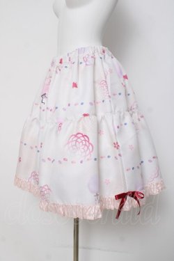 画像2: gouk / プリントスカート  シロ Y-26-03-16-174-GO-SK-SZ-ZY