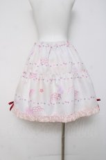 画像3: gouk / プリントスカート  シロ Y-26-03-16-174-GO-SK-SZ-ZY (3)