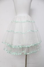 画像2: BABY, THE STARS SHINE BRIGHT / ふわふわドットチュールパニエ  ミント Y-26-03-16-175-BA-SK-AS-ZY (2)