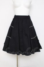 画像1: Heart E / サイドティアードバックリボンスカート  紺 Y-26-03-16-177-LO-SK-SZ-ZY (1)