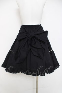 画像3: Heart E / サイドティアードバックリボンスカート  紺 Y-26-03-16-177-LO-SK-SZ-ZY