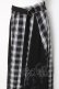 画像2: SEX POT ReVeNGe / チェック切替ロングスカート L ブラック/ホワイト Y-26-03-16-178-SP-PA-SZ-ZY (2)