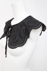 画像3: axes femme / スカラップ付け襟  黒 Y-26-03-16-025-AX-ZA-SZ-ZY (3)