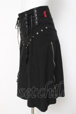 画像2: Ozz On / スピンドルスカート  黒 Y-26-03-16-179-OO-SK-SZ-ZY