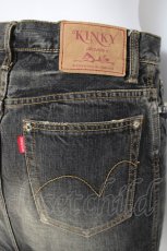 画像4: HYSTERIC GLAMOUR / ダメージ加工入りデニムスカート S 黒 Y-26-03-16-181-PU-SK-SZ-ZY (4)