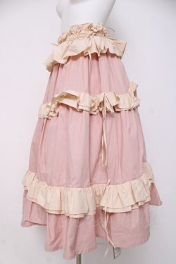 画像2: pain / フリルロングスカート F ピンク Y-26-03-16-183-LO-SK-SZ-ZY