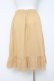 画像2: axes femme / レース×プリーツペチスカート F イエロー Y-26-03-16-186-AX-SK-SZ-ZY (2)