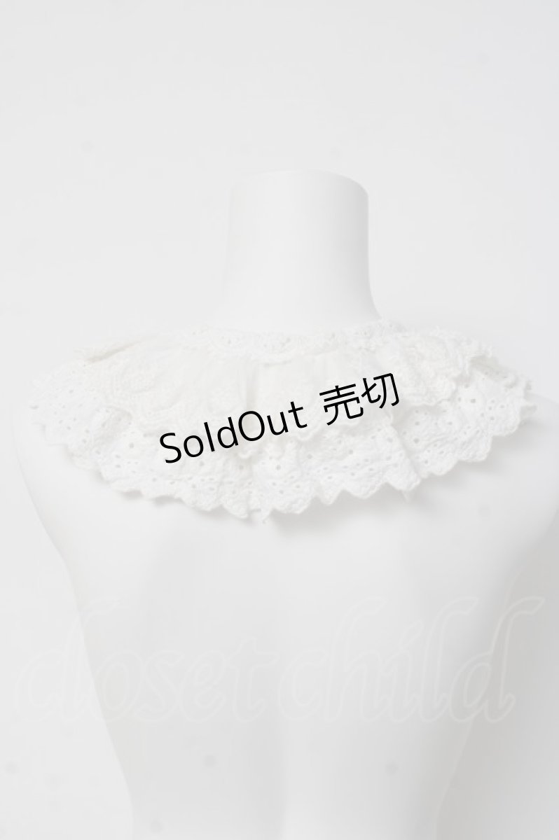 画像3: axes femme / 綿レース使い付け襟  生成り Y-26-03-16-026-AX-ZA-SZ-ZY (3)